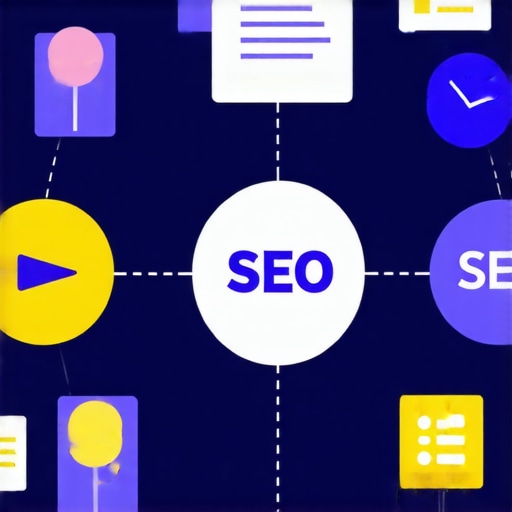 Flowchart showing automation process in local SEO optimization
