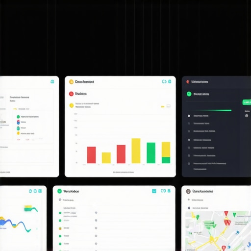Advanced Maps Software Dashboard for Local SEO A digital dashboard with analytics and maps management tools for local SEO optimization.