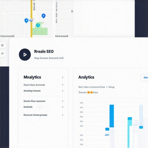 Screenshot of an advanced SEO automation dashboard with real-time local map rankings and analytics.