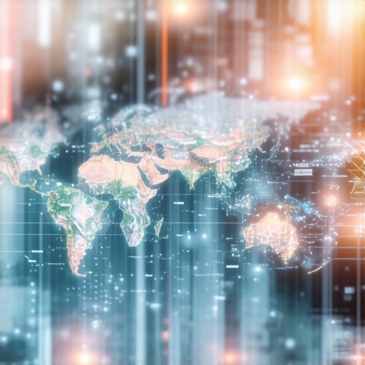 Futuristic Map and AI Analytics for SEO Digital map with AI data overlays illustrating advanced local SEO automation