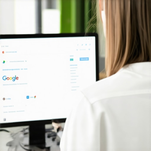 Person using automation tools to manage Google My Business profile efficiently