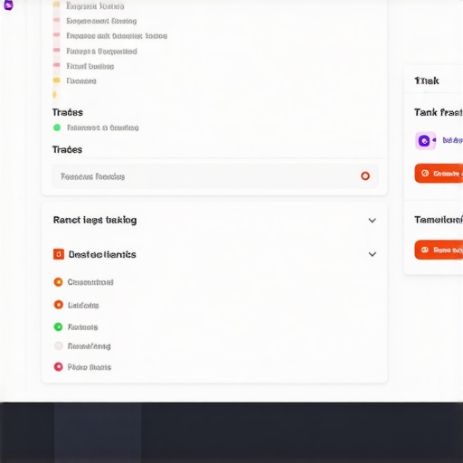 Screenshot of SEO automation platform displaying real-time GMB ranking data.