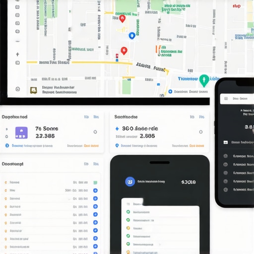 Screenshot of SEO automation dashboard showing rankings and analytics