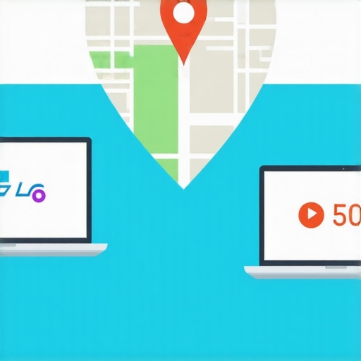 Infographic showing myths vs facts about maps software and SEO automation