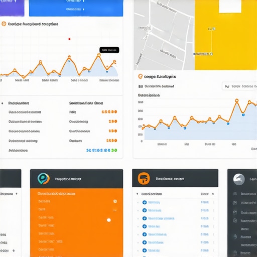 Screenshot of SEO automation dashboard displaying Google Maps ranking and analytics tools.