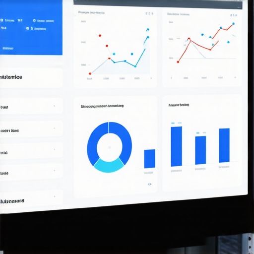 Screenshot of SEO automation software displaying rankings and analytics