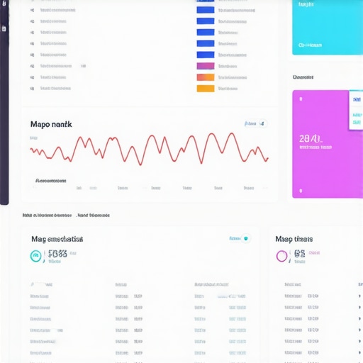 Screenshot of SEO automation dashboard showing real-time Google Maps rankings