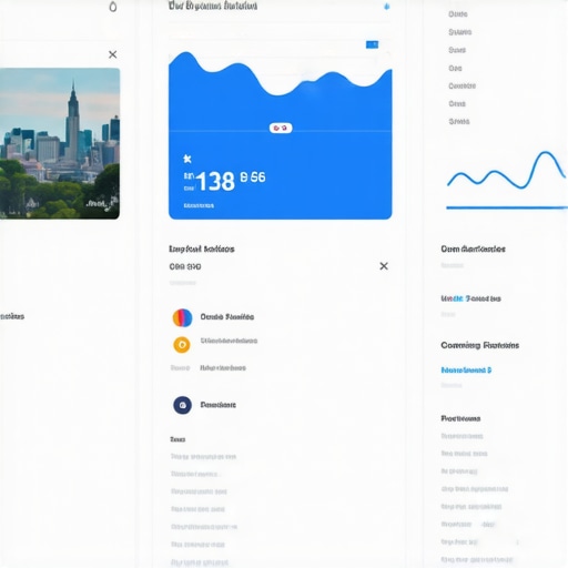 Screenshot displaying Google My Business ranking metrics with automation tools