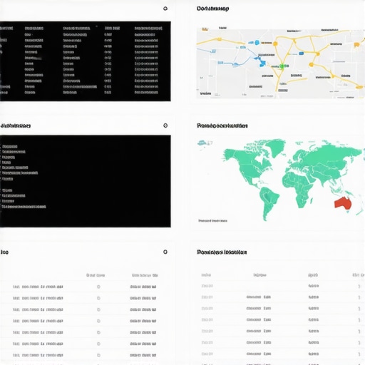 Screenshot of SEO automation dashboard showing maps rankings, reviews, and alerts