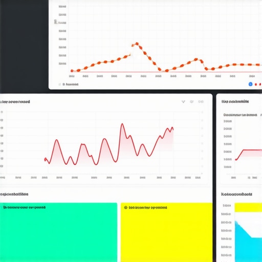 A dashboard displaying live GMB ranking signals and alerts.