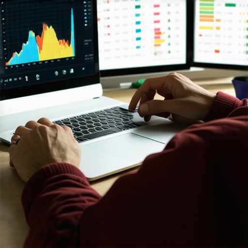 Person managing local SEO automation tools for maps rankings