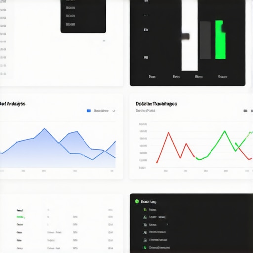 Screen showing SEO metrics and automation controls for local map rankings.