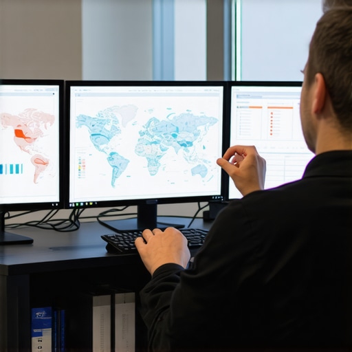 Optimized Maps Software Settings in 2026 Person configuring maps software to enhance GMB rank tracking
