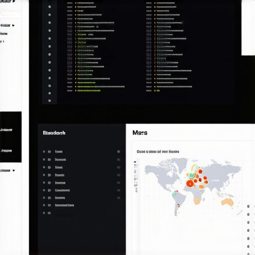 Dashboard of SEO Tools for GMB Maintenance Screenshot showing SEO automation dashboard with maps software analytics